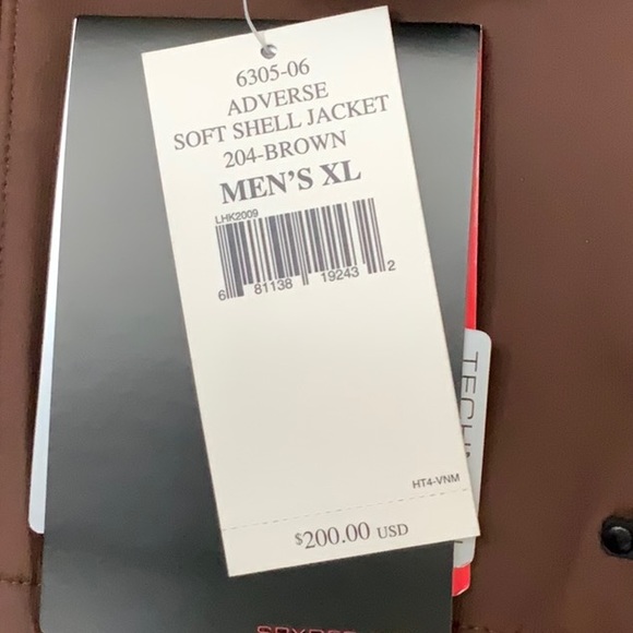 Spyder ADVERSE SOFT SHELL JACKET - Brown - Picture 13 of 16